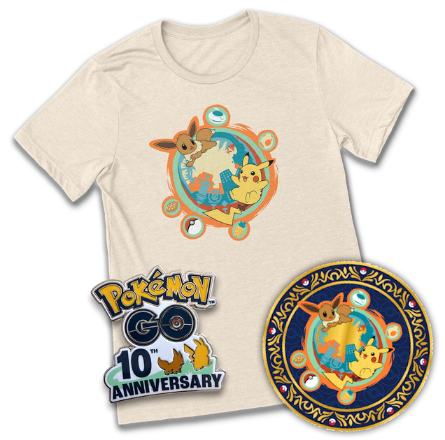 Pokémon GO 10-Year Anniversary Merch – Pokémon GO Merchandise
