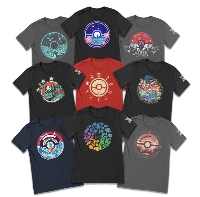 Pokémon GO Fest Historical T-Shirts – Pokémon GO Merchandise
