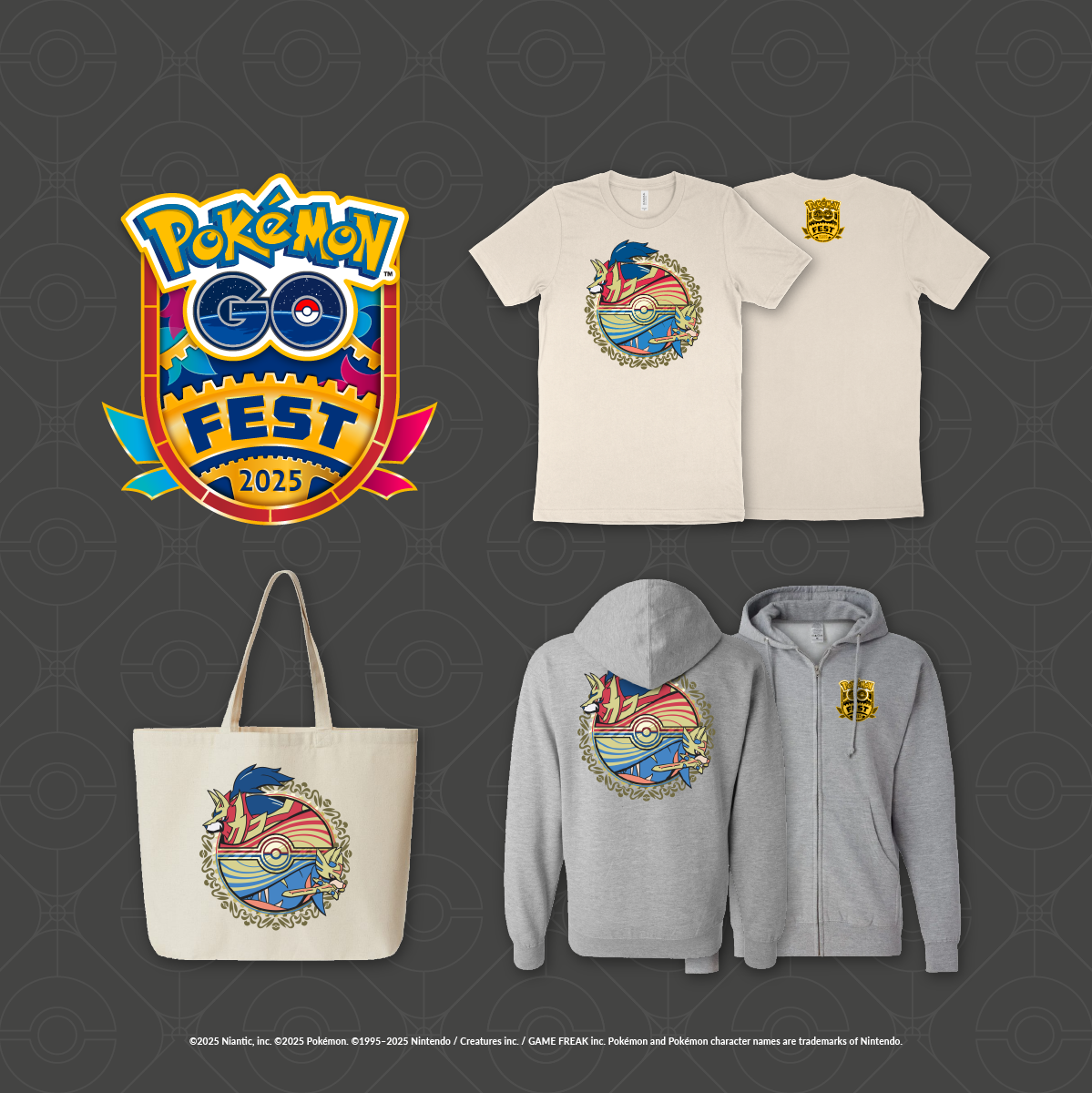 OFFICIAL POKÉMON GO FEST 2025 MERCH