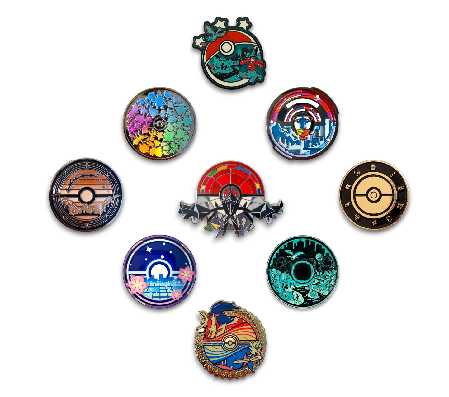 Pokémon GO Fest Historical Lapel Pins