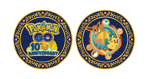 Pokémon 10 Year Anniversary Challenge Coin