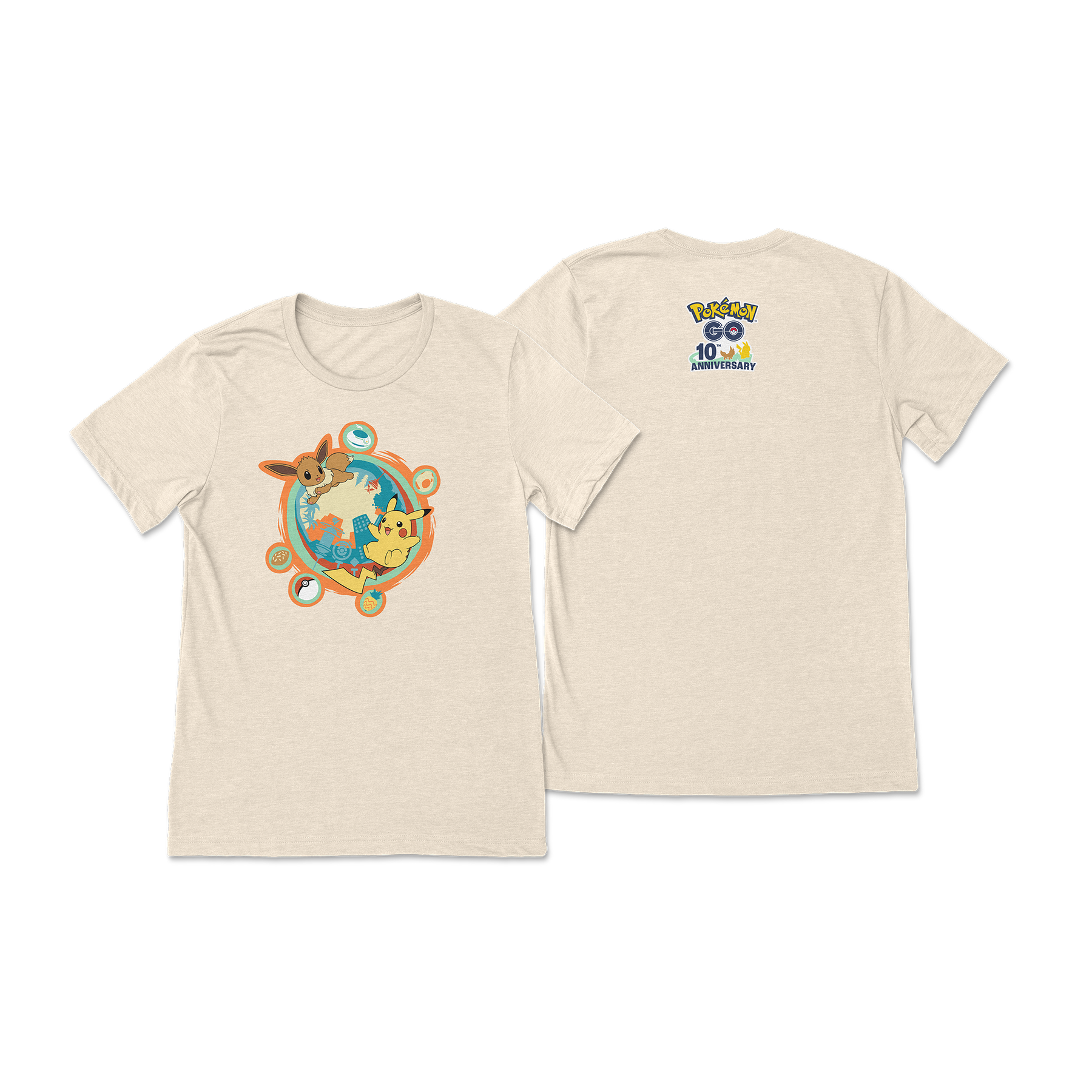 Pokémon 10 Year Anniversary T-Shirt – Pokémon GO Merchandise Pokémon 10 Year Anniversary T-Shirt – Pokémon GO Merchandise