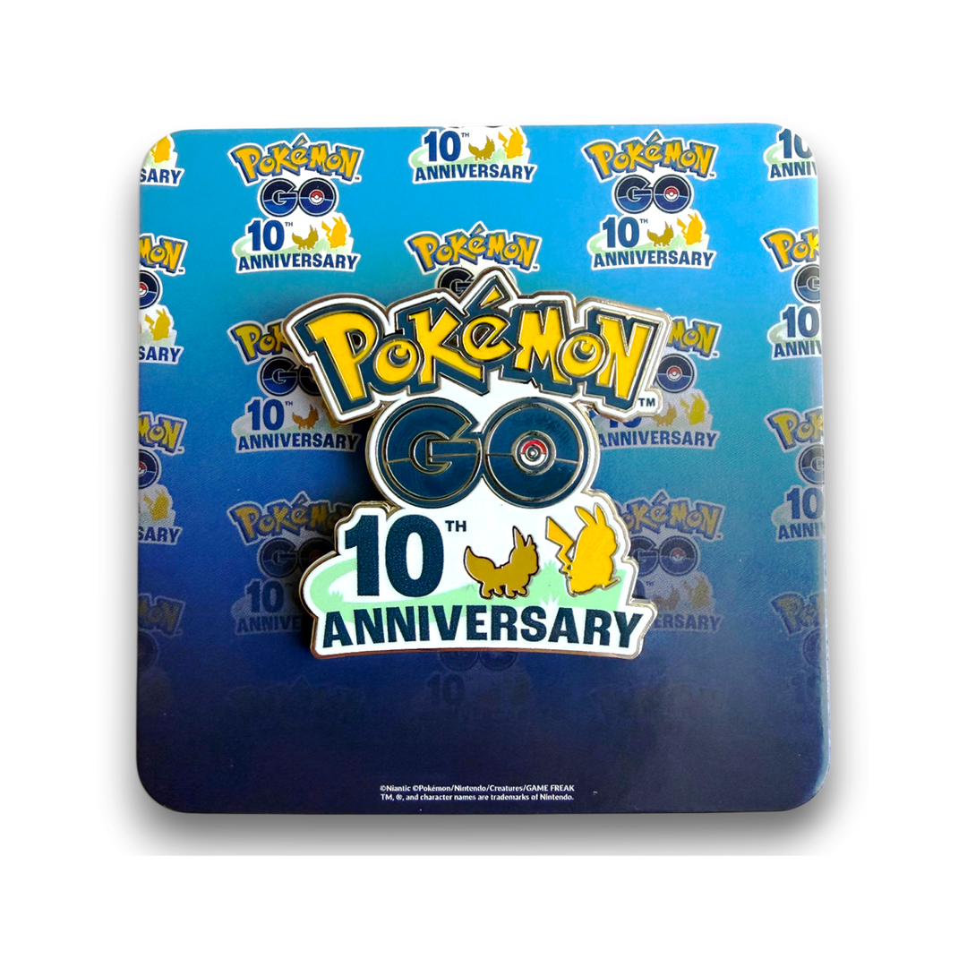 Pokémon 10 Year Anniversary Lapel Pin
