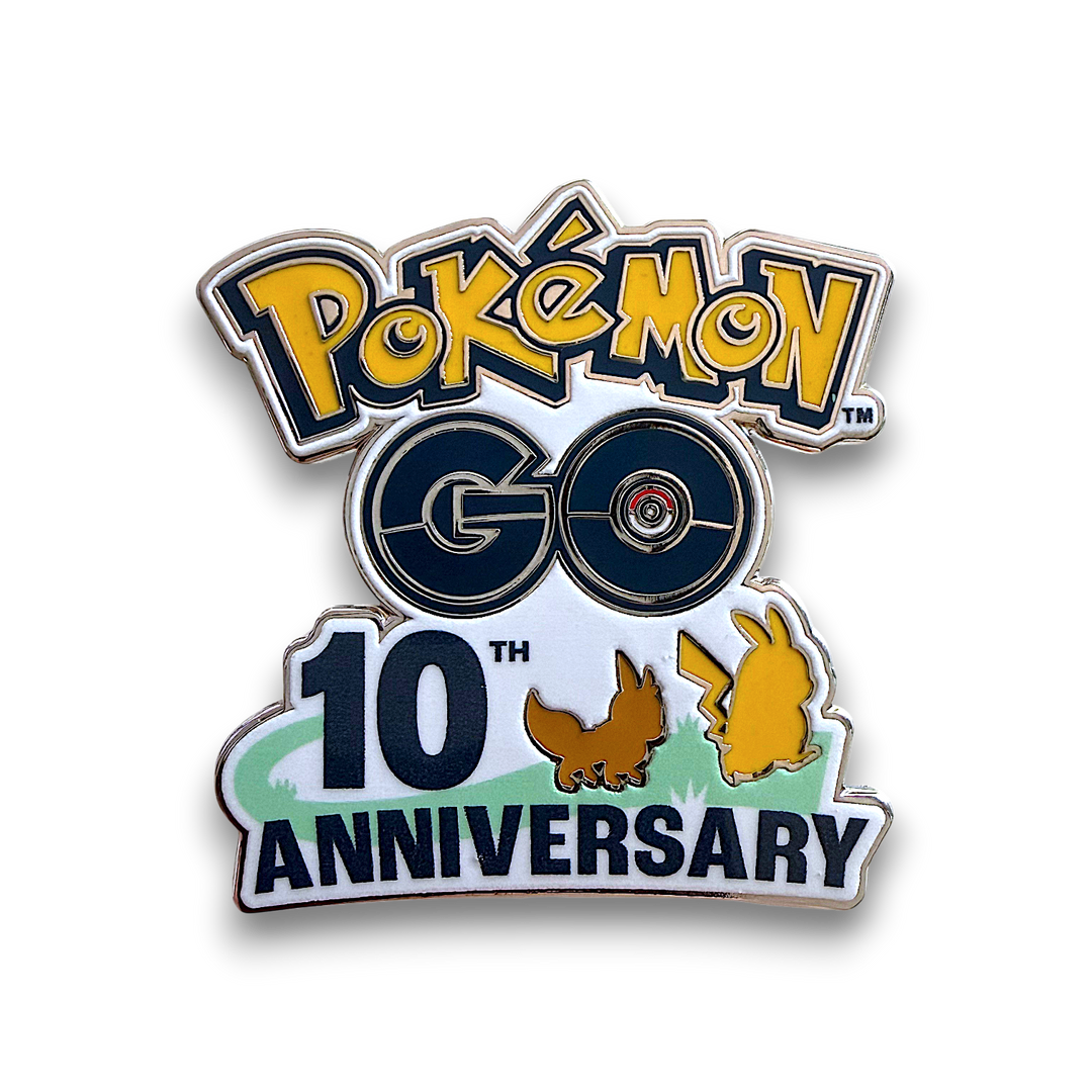 Pokémon 10 Year Anniversary Lapel Pin – Pokémon GO Merchandise Pokémon 10 Year Anniversary Lapel Pin – Pokémon GO Merchandise