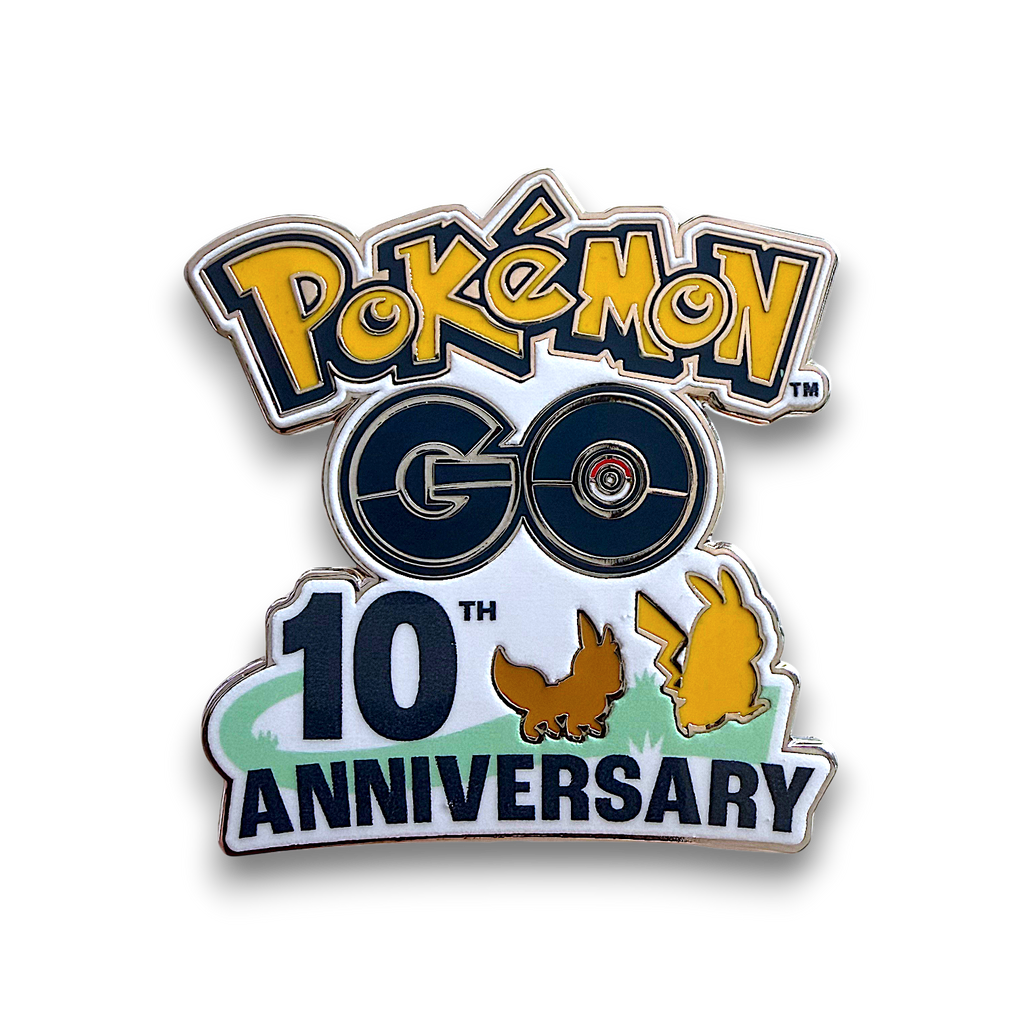 Pokémon 10 Year Anniversary Lapel Pin – Pokémon GO Merchandise Pokémon 10 Year Anniversary Lapel Pin – Pokémon GO Merchandise